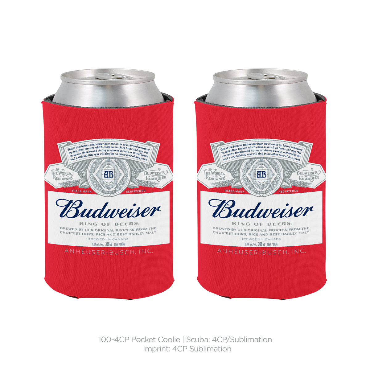 Budweiser koozie best sale