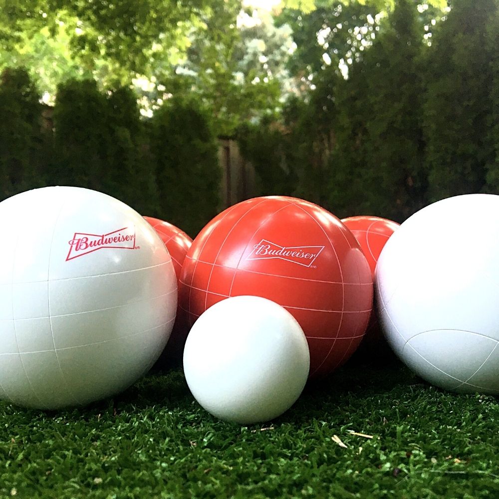 Budweiser Traditional Bocce Ball Set with Zip Carry Case Shop