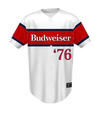 Budweiser Baseball Jersey Shop Beer Gear