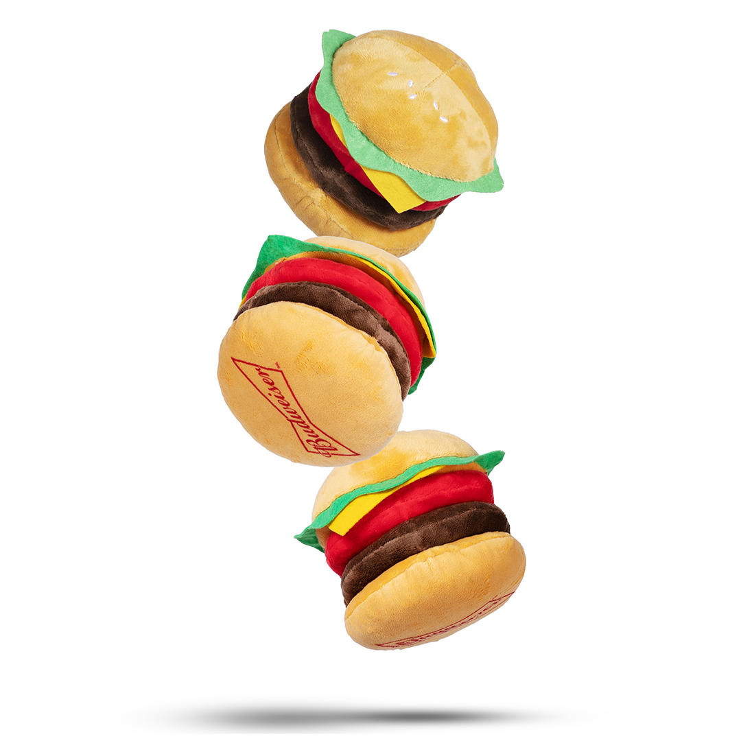 Burger dog toy hotsell