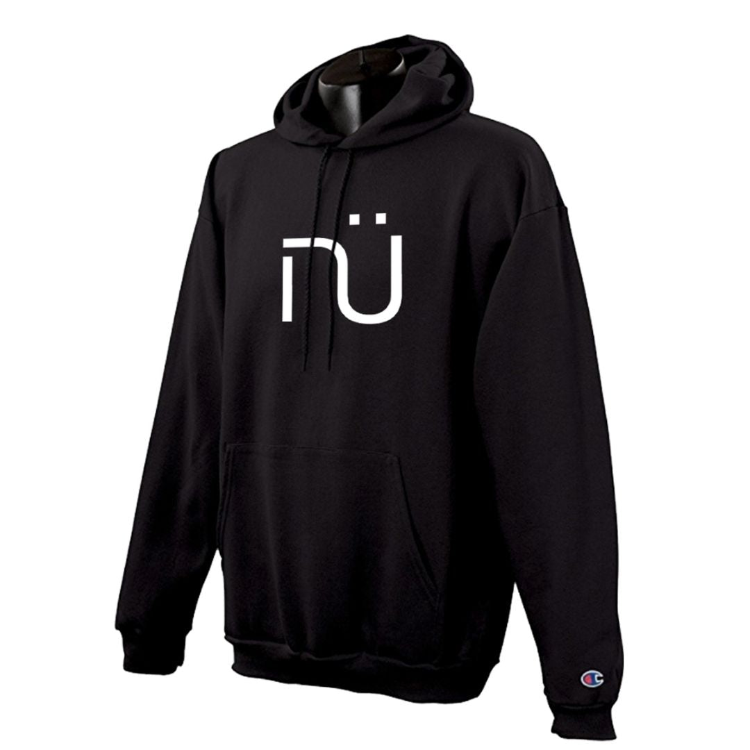 Black pullover hoodie champion best sale